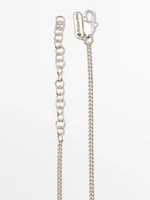 Necklace with ceramic pendant