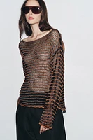 OPEN KNIT SWEATER