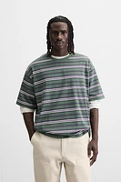 STRIPED JACQUARD T-SHIRT