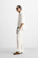 BOUCLÉ TEXTURE SHIRT