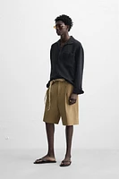 BERMUDA RELAXED FIT PLIS
