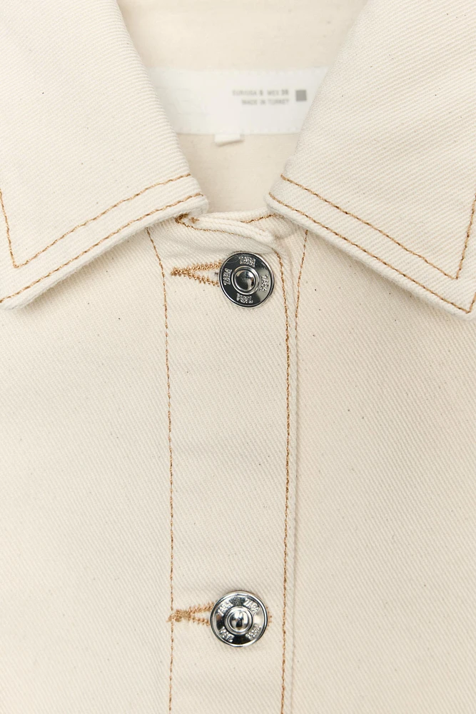 GILET COURT EN JEAN Z1975
