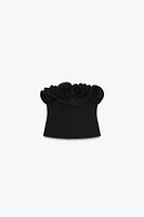 TOP BUSTIER FLEURS