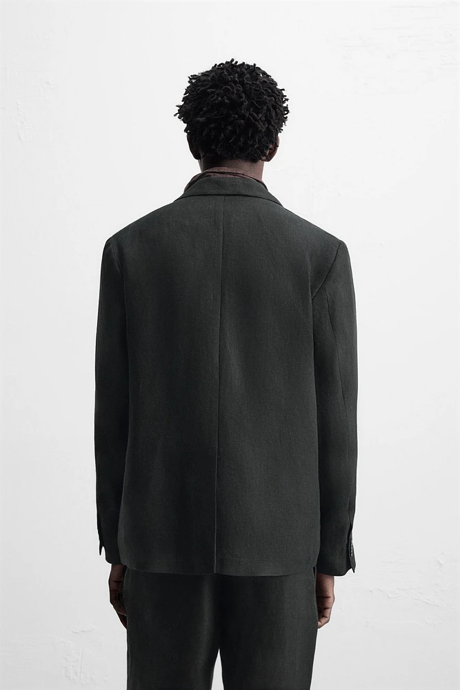 BLAZER DE COSTUME 100 % LIN