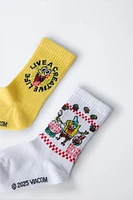 TWO-PACK OF SPONGEBOB SQUAREPANTS © NICKELODEON SOCKS