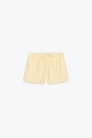 WRINKLE EFFECT SHORTS