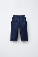 WIDE LEG DENIM PANTS