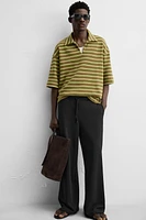PANTALON WIDE FIT STRUCTURE INTERLOCK