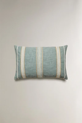 HOUSSE DE COUSSIN RAYURES