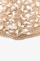BEADED CROCHET SKULLCAP HAT