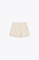 EMBROIDERED SHORTS