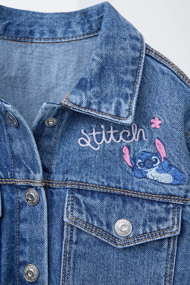 VESTE EN DENIM BRODERIE LILO & STITCH © DISNEY