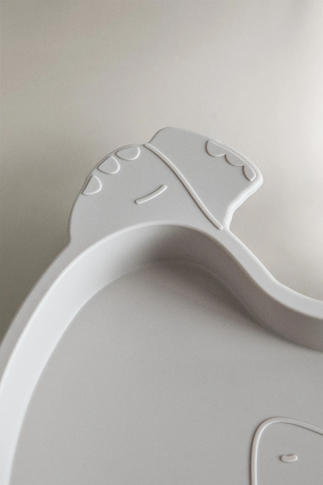 ASSIETTE ENFANT SILICONE ÉLÉPHANT