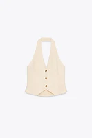 HALTER TAILORED VEST