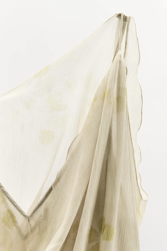 ROBE CAPE IMPRIMÉE FLEURS