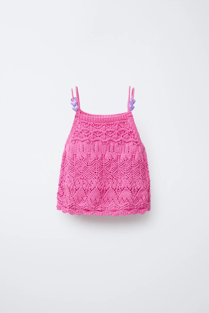 BEADED KNIT TOP