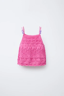 BEADED KNIT TOP