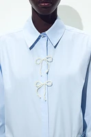 PEARL POPLIN SHIRT