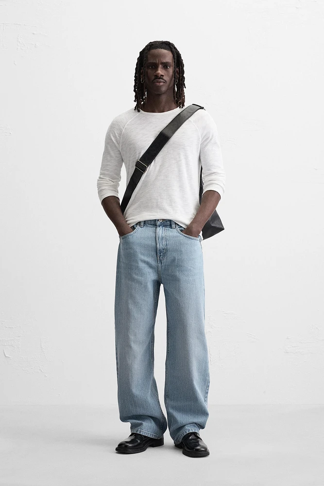 STRUCTURED RELAXED FIT JEANS