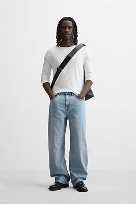 STRUCTURED RELAXED FIT JEANS