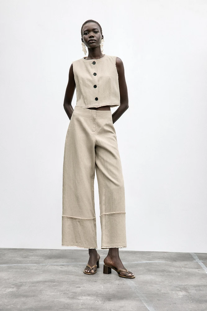 RUSTIC FRAYED PANTS