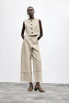 RUSTIC FRAYED PANTS