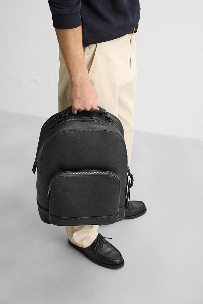 TEXTURED BACKPACK