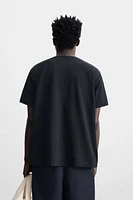 BUTTON NECK T-SHIRT