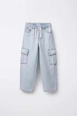FLOWY CARGO JEANS
