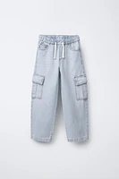FLOWY CARGO JEANS