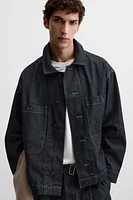 POCKET DENIM OVERSHIRT