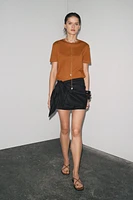 T-SHIRT BASIQUE EN COTON