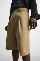BERMUDA RELAXED FIT PLIS