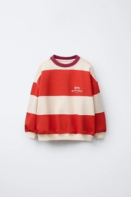 HÔTEL MAGIQUE © X ZARA STRIPED SWEATSHIRT