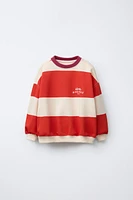 HÔTEL MAGIQUE © X ZARA STRIPED SWEATSHIRT