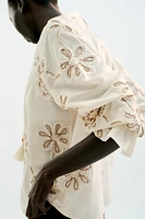 BLOUSE STRUCTURE BRODÉE