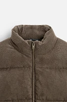 CORDUROY PADDED JACKET