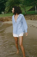 BASIC POPLIN SHIRT
