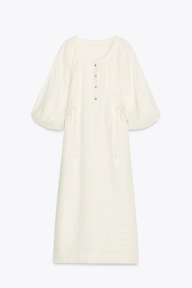 100% LINEN TUNIC DRESS ZW COLLECTION