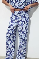 FLORAL PRINT PANTS