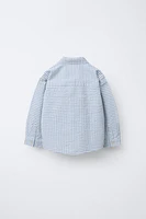 EMBROIDERED GINGHAM SHIRT