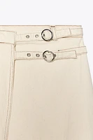 JUPE MIDI CROISÉE EN JEAN 1975