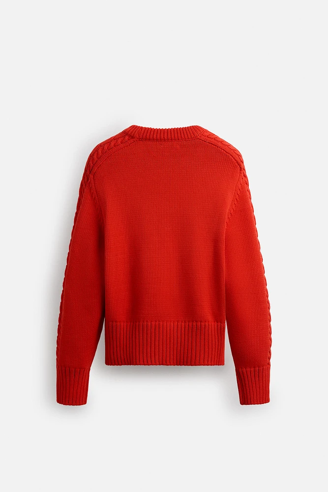 CABLE-KNIT SWEATER LIMITED EDITION