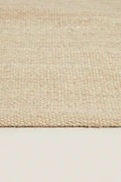 RECTANGULAR WOOL AND COTTON AREA RUG