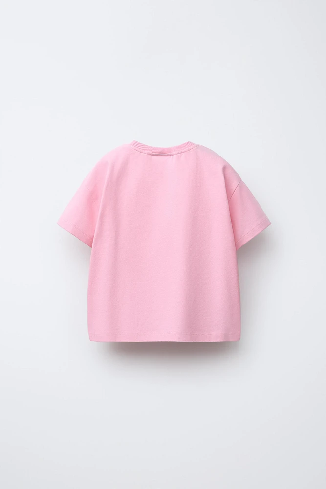 T-SHIRT CŒUR ASSEMBLÉ POPELINE