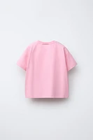 T-SHIRT CŒUR ASSEMBLÉ POPELINE