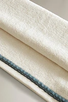 SERVIETTE DE BAIN LISERÉS COLORÉS