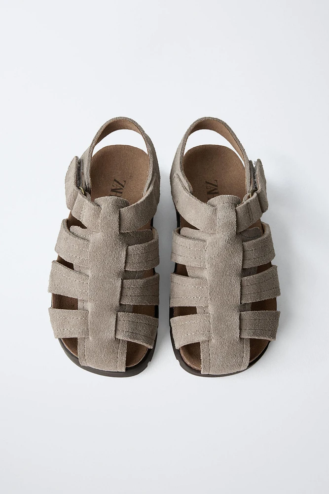 LEATHER FISHERMAN SANDALS