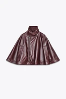 ZW COLLECTION LIMITED EDITION 100% LEATHER CAPE