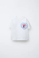 T-SHIRT CŒUR MINNIE MOUSE © DISNEY